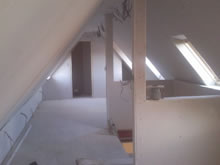 Loft Conversion ready for second fix in Bury St Edmunds, Suffolk