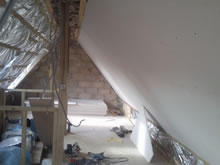 Loft Conversion during construction in Bury St Edmunds, Suffolk